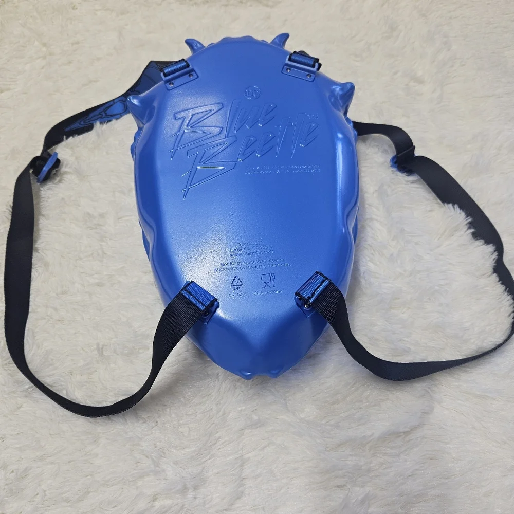 DC Blue Beetle Movie Popcorn Vessel Bucket Tub Cosplay Blackpack Toy Collectible